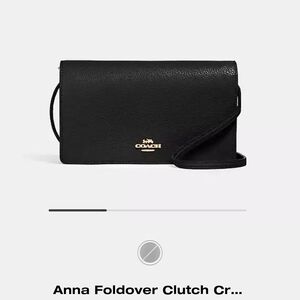 Coach Black Leather Clutch